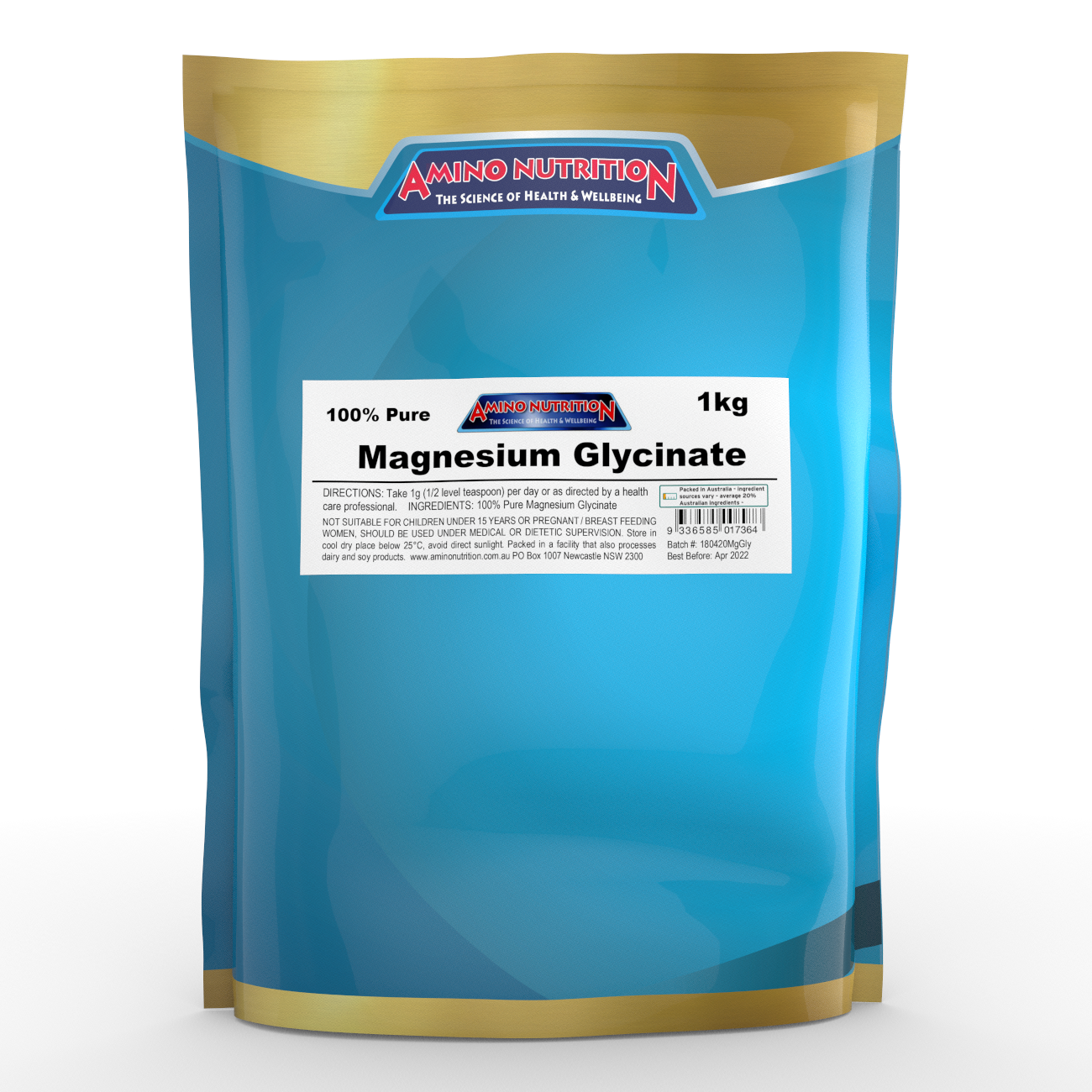 100% Pure Magnesium Glycinate Powder