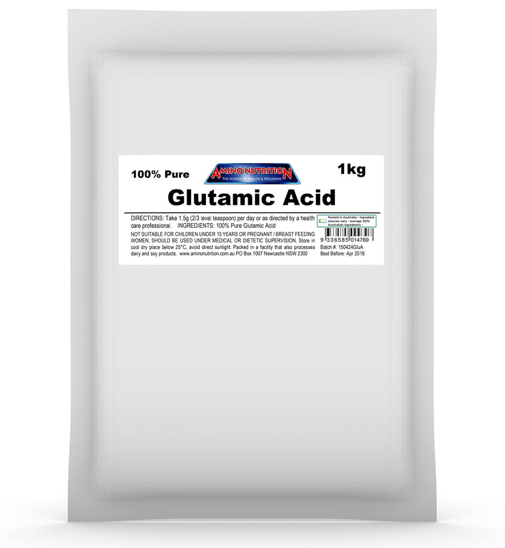 100% Pure Glutamic Acid Powder