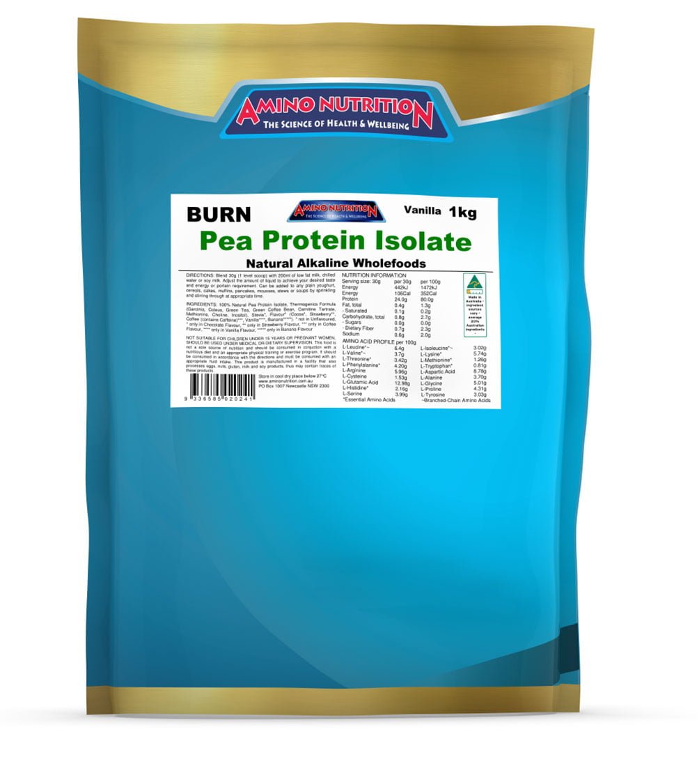 Burn Pea Protein Isolate