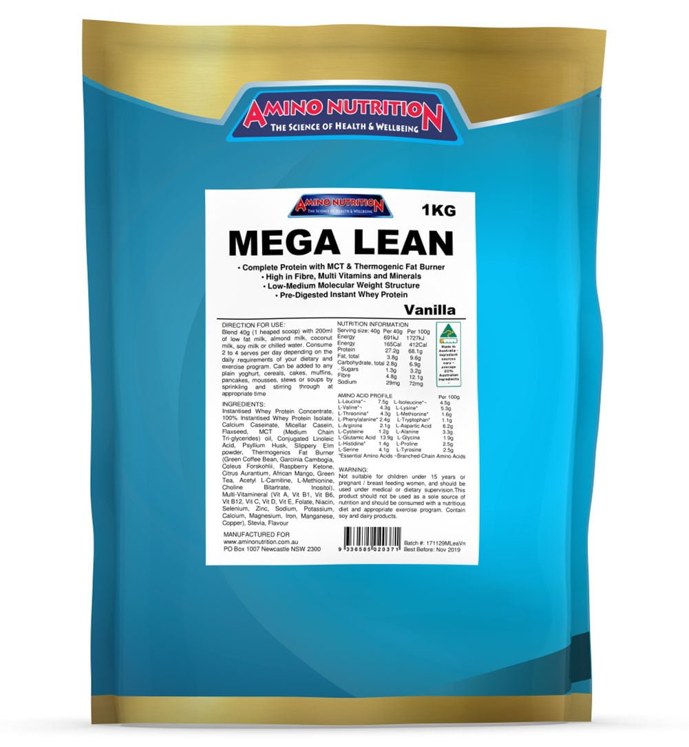 Mega Lean Protein with MCT and Thermogenics